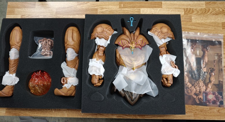 易玩天開 遊戲王 黑暗大法師 EXODIA 可動人偶 ┇等待一年半，換來失望