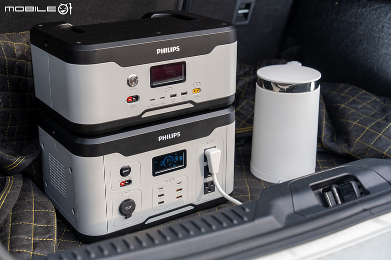 PHILIPS 1+n 儲能行動電源開箱實測｜1200W 大功率輸出，露營、外拍、居家備電都能彈性擴充