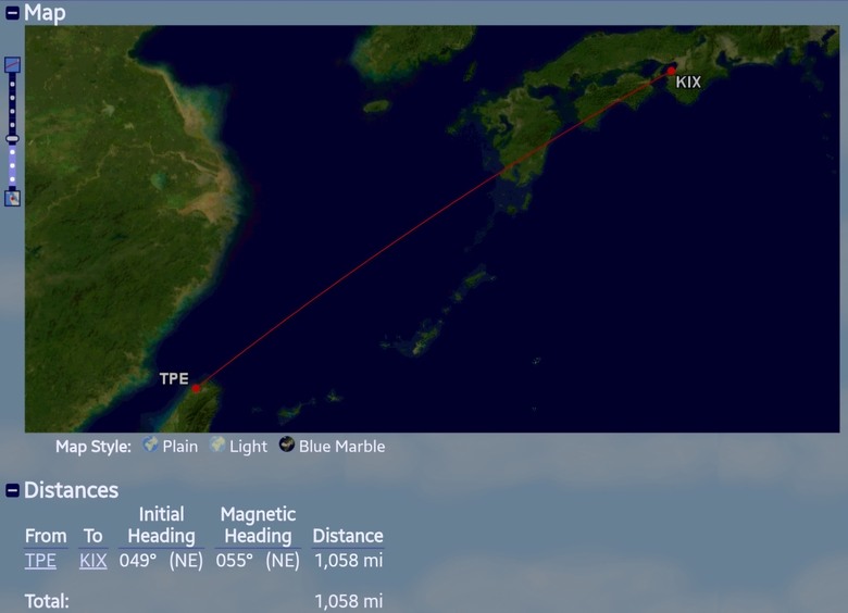 點我看大圖 日本-大阪|捷星 GK50 A320-200 台北 TPE-大阪關西 KIX 飛行紀錄