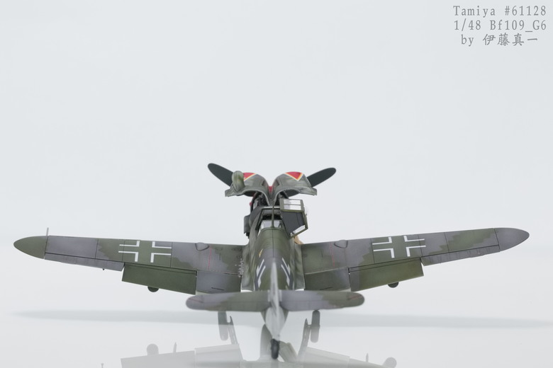 【模型樣品製作】TAMIYA 1/48 Bf109 G-6 後期型 #61128