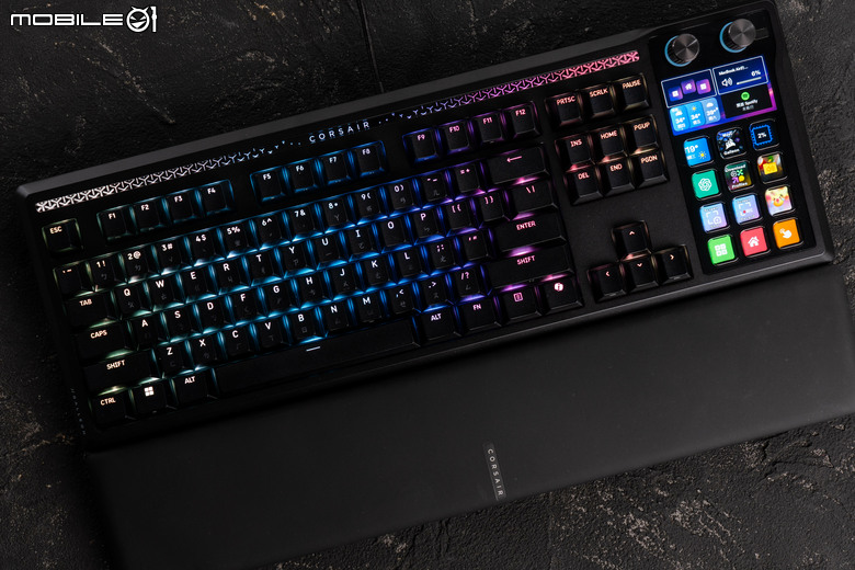 CORSAIR GALLEON 100 SD 鍵盤開箱體驗 整合 Stream Deck 設計提供寬廣自訂功能的強大創作工具