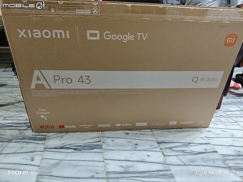 小米電視，Xiaomi Tv A Pro 43吋 2026 開箱