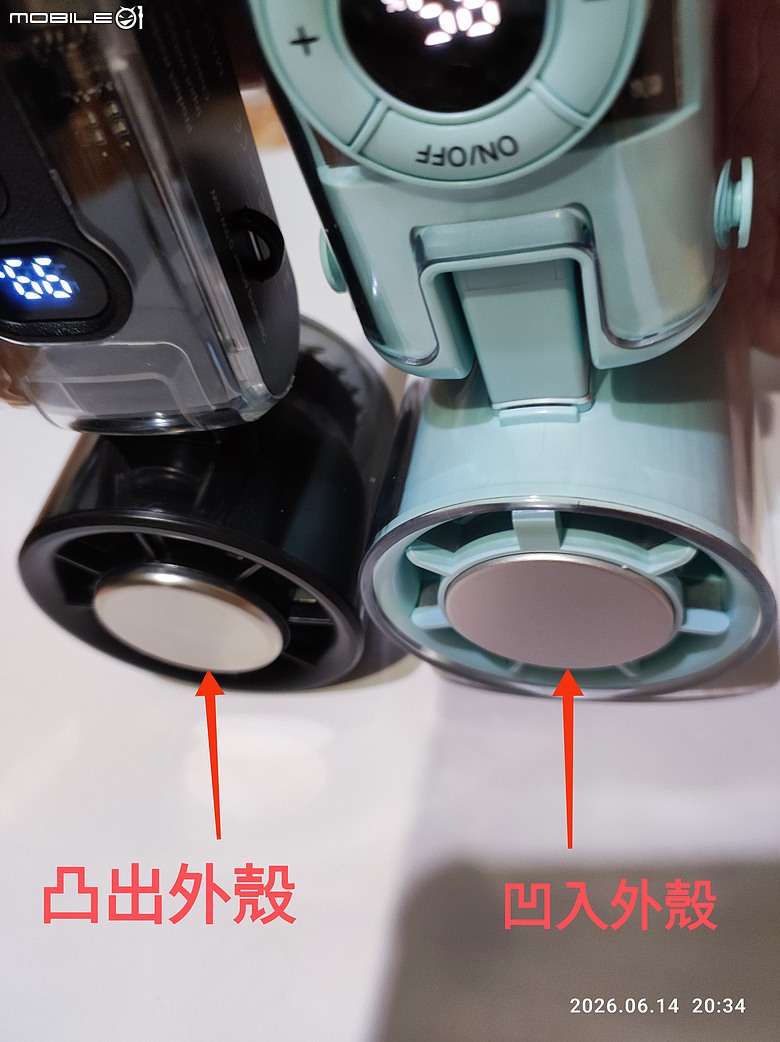 JF158透明摺疊制冷風扇(米覓同規mimax P3000)開箱測試