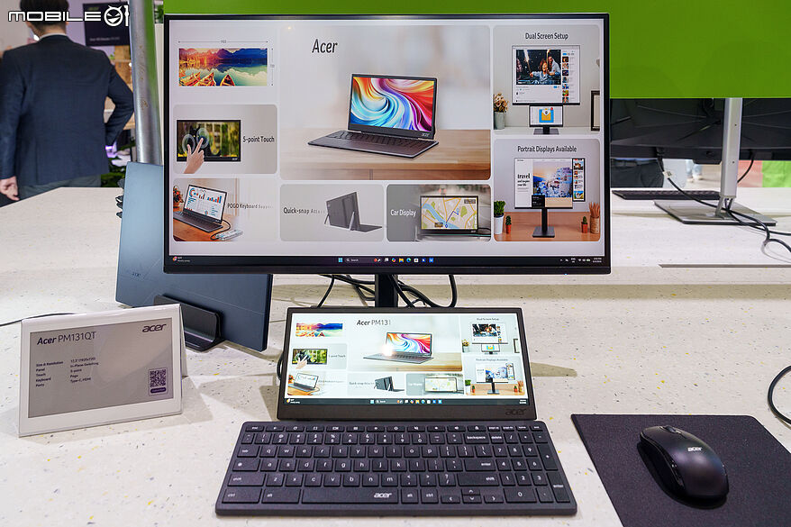 【Computex 2026】Acer 發表 960g TravelMate P6 14 AI 商務筆電 便攜與輔助螢幕同步登場