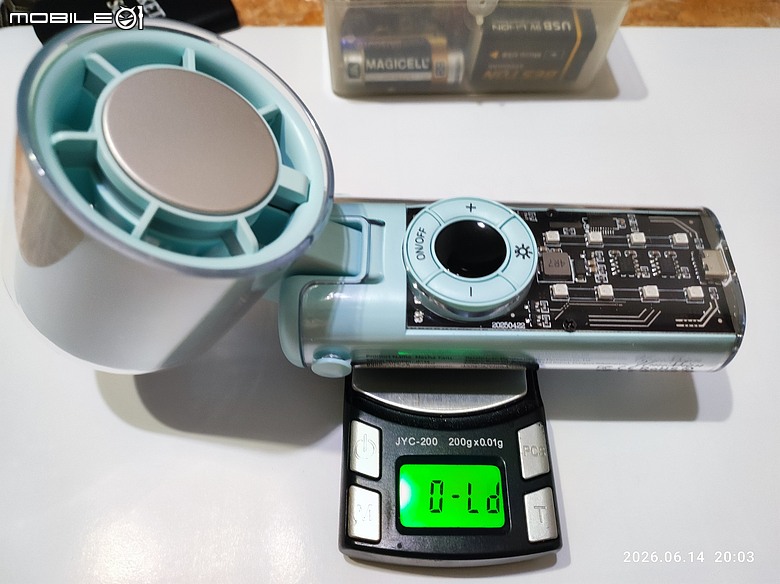 JF158透明摺疊制冷風扇(米覓同規mimax P3000)開箱測試