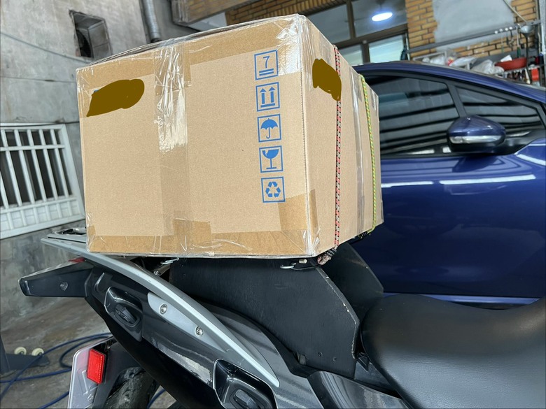 2010 BMW R1200RT 自製貨架