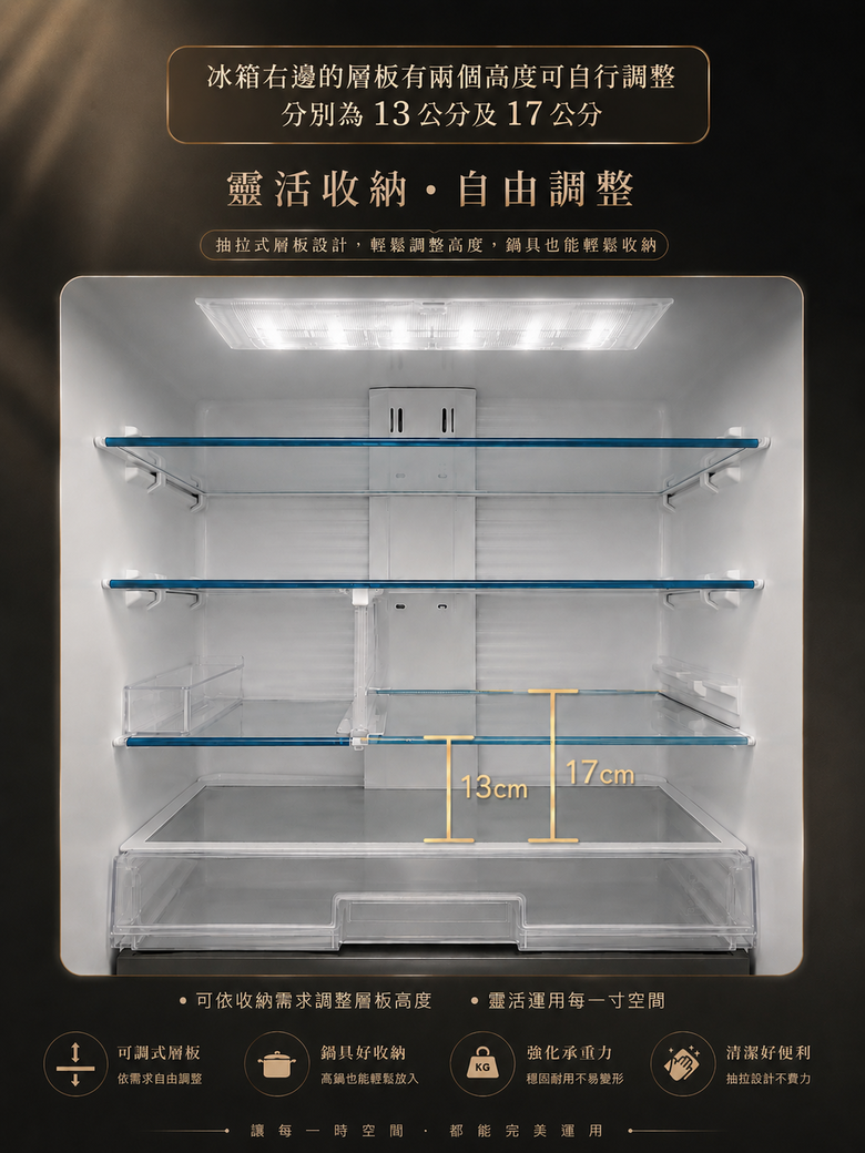 點我看大圖 ★圓圓貓開箱★三菱冰箱MR-WZ61K|讓保鮮更聰明,也讓生活更輕鬆