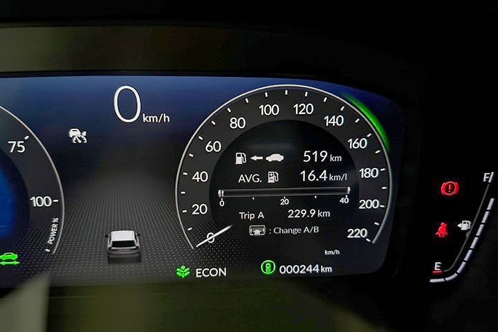 Honda CR-V e:HEV試駕─230 公里油耗實測說明