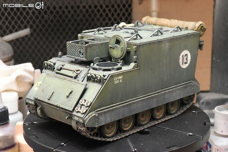 [模型製作記] M577 裝甲指揮車 1/35