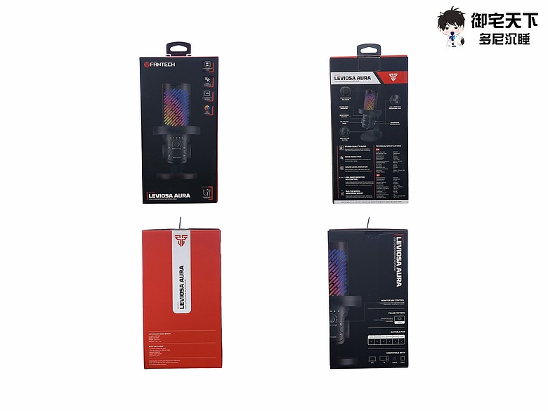開箱｜FANTECH MCX04 USB 電容式 RGB 麥克風 - 入門到中階玩家需求一次到位，2 千內有找的電腦麥克風！