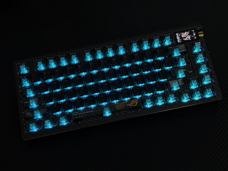 【開箱】24K鍍金aka尊爵不凡版敗家之眼｜ROG 20週年限定版鍵鼠組+鍵帽