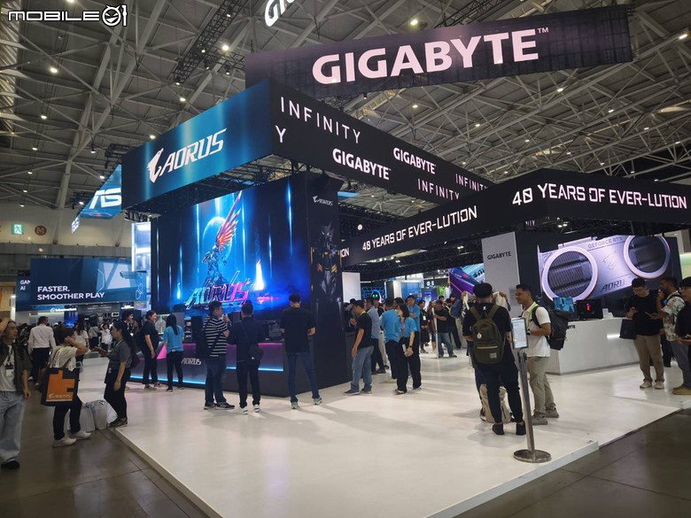 [COMPUTEX] 技嘉40週年INFINITY藍圖 (主機板、顯示卡、5K MINI LED、雕妹機、電競筆電)