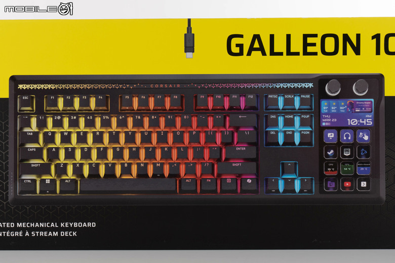 CORSAIR GALLEON 100 SD 鍵盤開箱體驗 整合 Stream Deck 設計提供寬廣自訂功能的強大創作工具