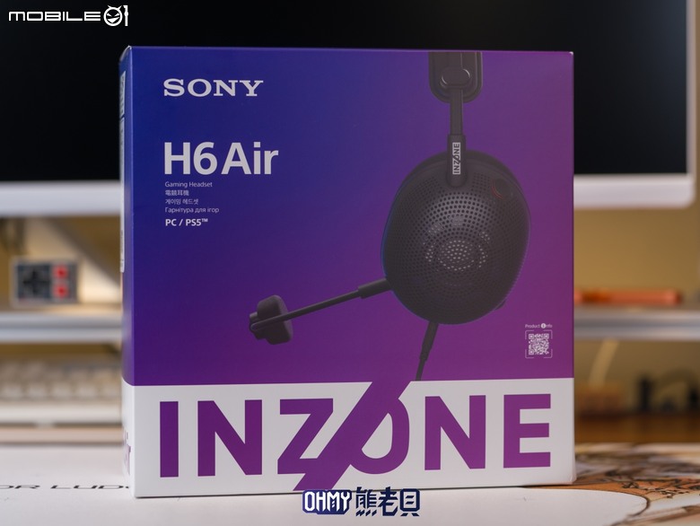 SONY 電競家族新成員INZONE H6 Air 開放式有線電競耳機