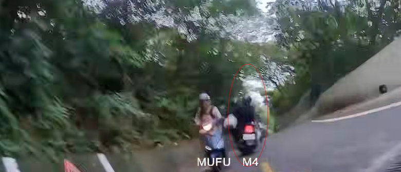 山路上 嚴禁外拋+翻跟斗.......🐒🍌 桃園龜山區