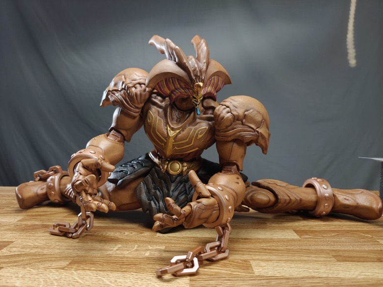 易玩天開 遊戲王 黑暗大法師 EXODIA 可動人偶 ┇等待一年半，換來失望