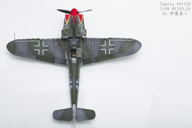 【模型樣品製作】TAMIYA 1/48 Bf109 G-6 後期型 #61128
