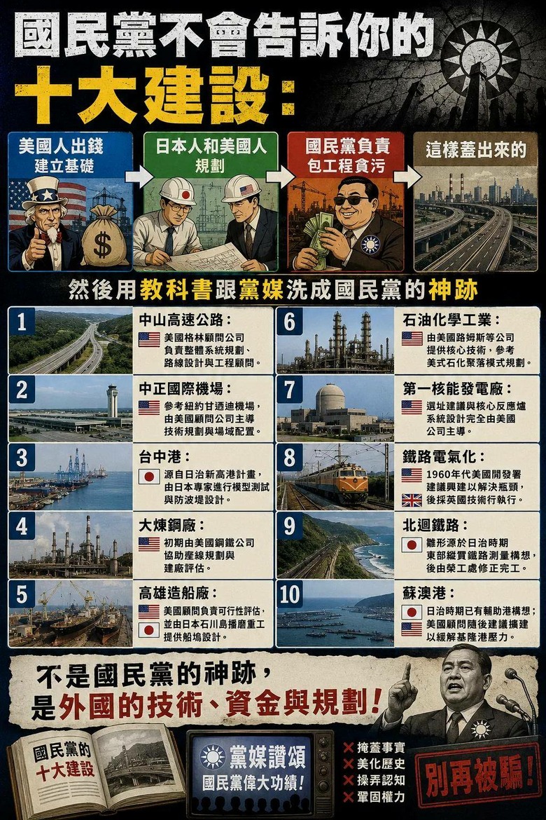 國民黨的十大建設？