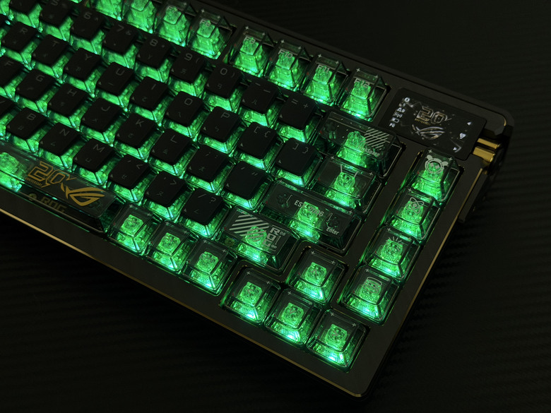 【開箱】24K鍍金aka尊爵不凡版敗家之眼｜ROG 20週年限定版鍵鼠組+鍵帽