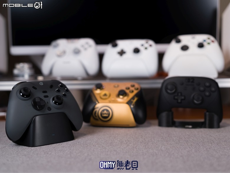 雙按鈕配置、多平台通用 Bteam Specter 沛影 無線遊戲手把