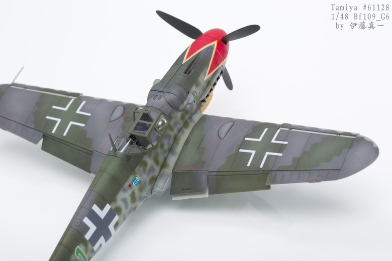 【模型樣品製作】TAMIYA 1/48 Bf109 G-6 後期型 #61128