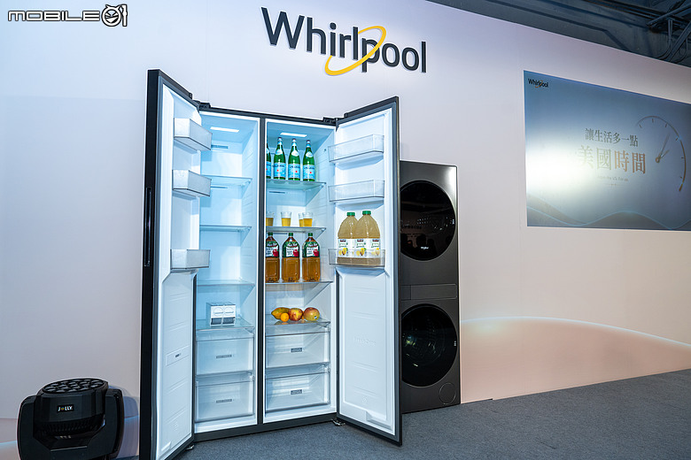 Whirlpool 惠而浦華山打造美式生活體驗展，洗衣塔、1級能效對開冰箱同步亮相