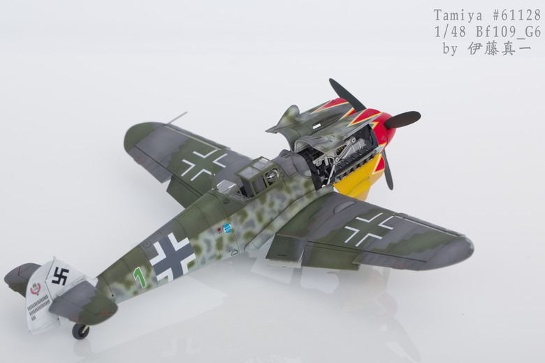 【模型樣品製作】TAMIYA 1/48 Bf109 G-6 後期型 #61128