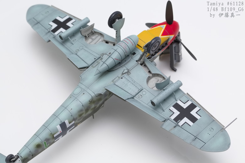 【模型樣品製作】TAMIYA 1/48 Bf109 G-6 後期型 #61128