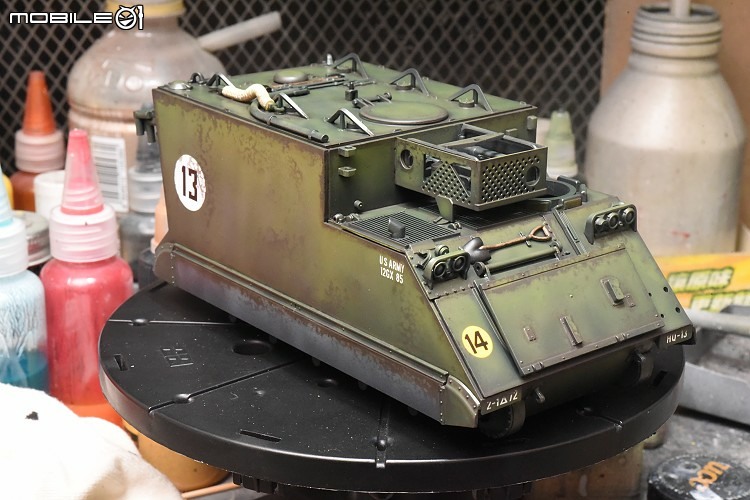 [模型製作記] M577 裝甲指揮車 1/35