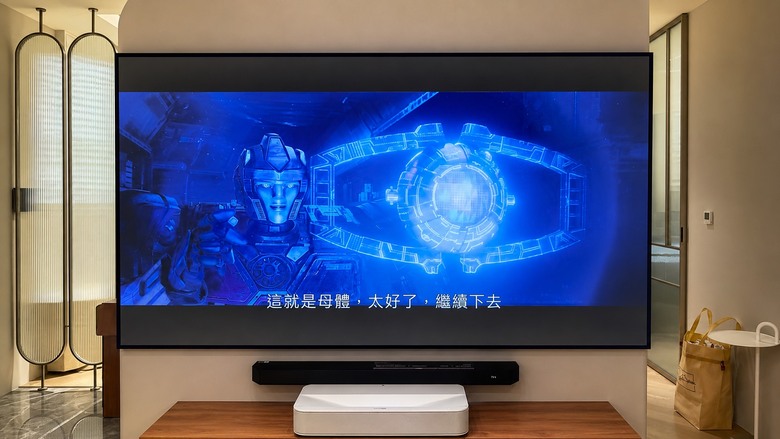 【案例分享】EPSON EH-LS970 雷射電視 100吋菲涅爾布幕 + Samsung Q990F 聲霸