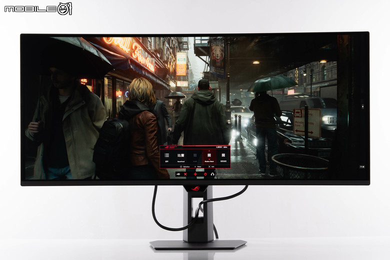 點我看大圖 ROG STRIX OLED XG34WCDMS 電競螢幕開箱實測 34 吋寬曲面與 280Hz 高更新率帶來流暢沉浸感受