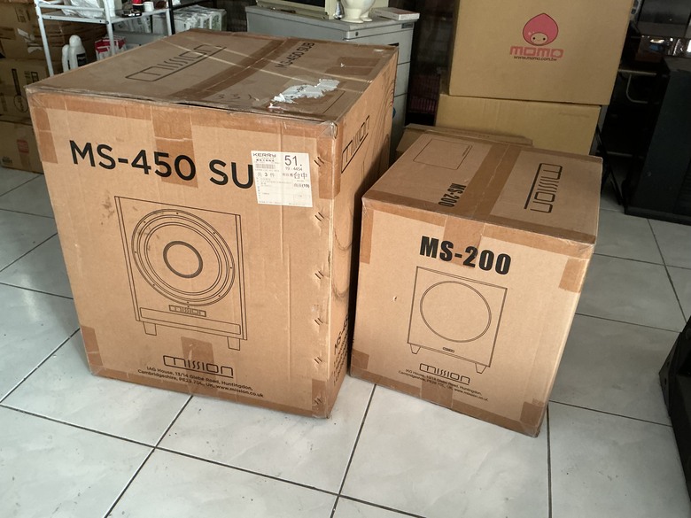 Mission MS-450 平價 （大）超低音喇叭 開箱心得