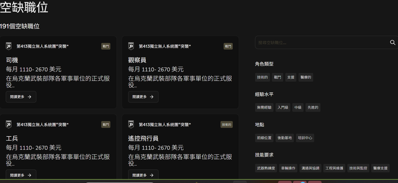 烏克蘭 海外招聘中心 擴大開放了