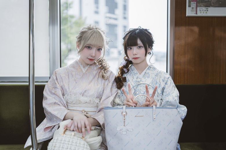 楊谷寺繡球花 - 和服雙女子漫遊 Kyoto