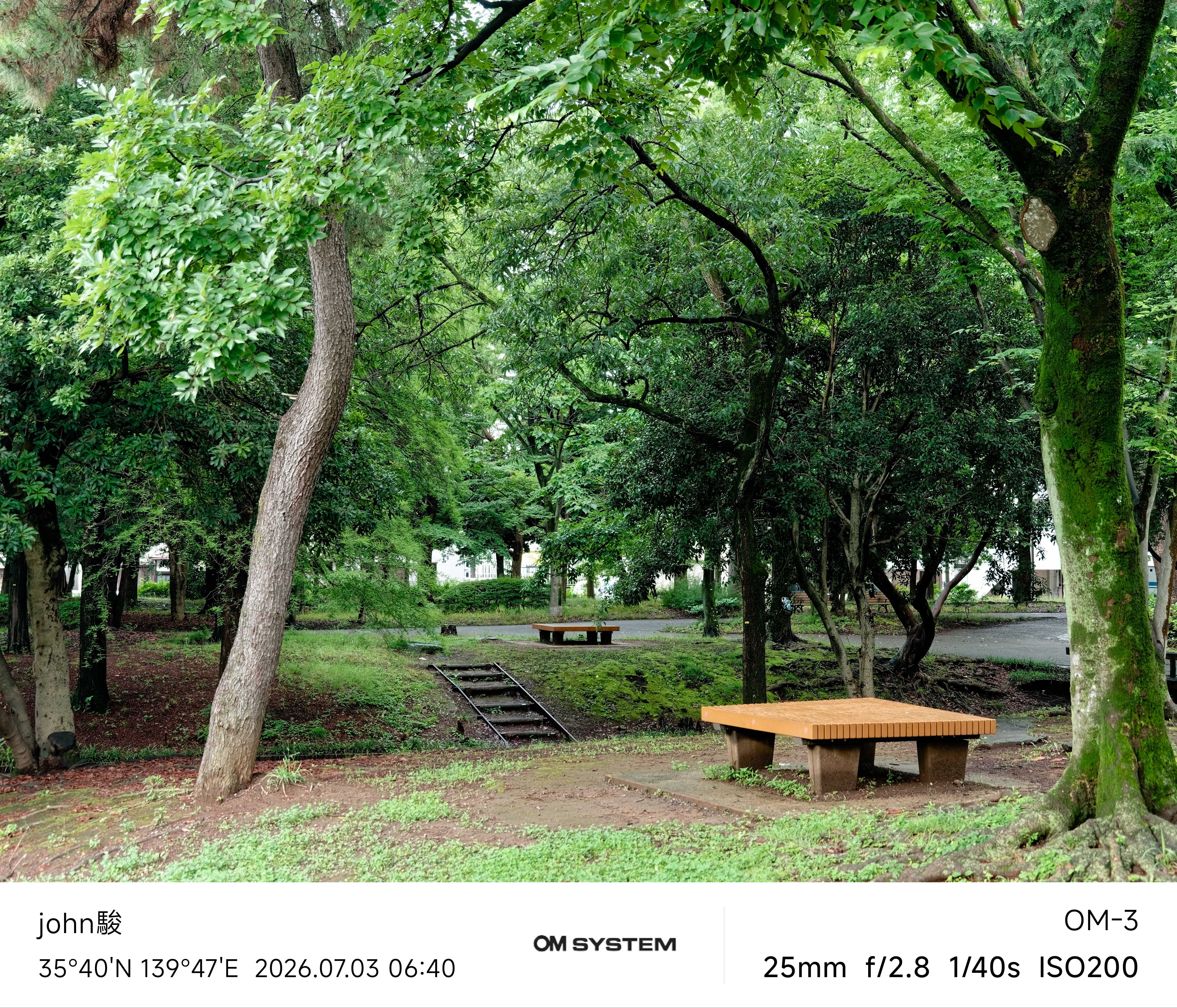 再看一次東京第一日(清澄庭園、藍瓶咖啡、OMSYSTEM PLAZA、炸牛排元村、東京鐵塔)(OM SYSTEM OM-1II、OM-3、OM-5II、TG-7)