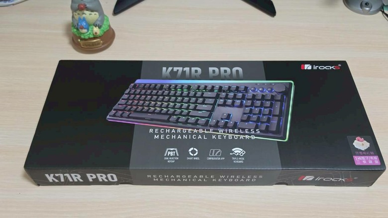 經典迸出新滋味 irocks k71R pro 黑色開箱 & 附k71m比較