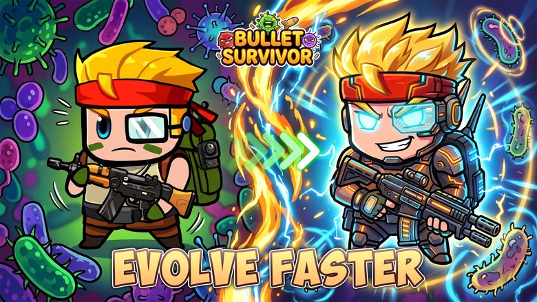 《Bullet Survivor - TD Shooter》子彈倖存者 7月21日正式上線 融合塔防、Roguelike、割草射擊與自動戰鬥玩法 | 面對病毒大軍 收集強力技能、升級武器 掃蕩滿屏敵人
