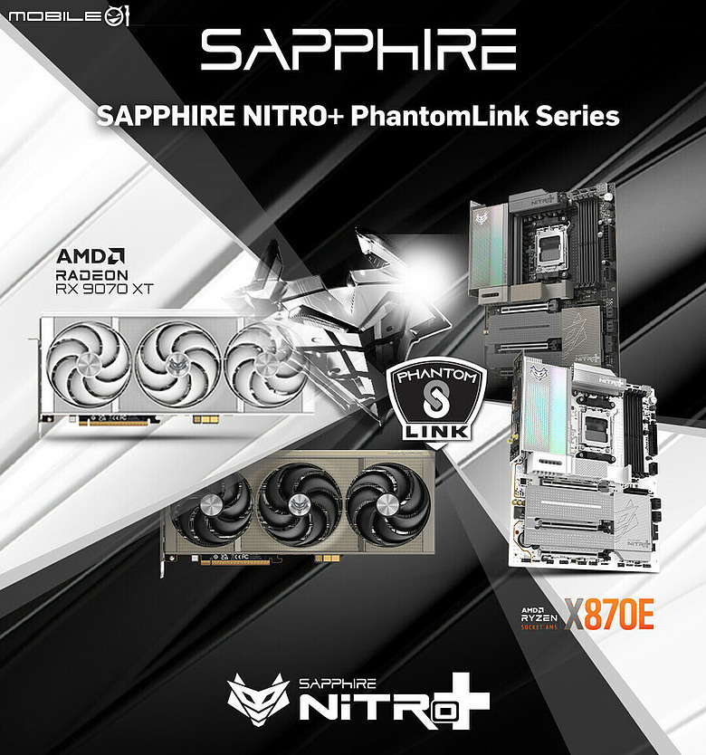 告別正面電源線 SAPPHIRE NITRO+ PhantomLink 板卡生態圈