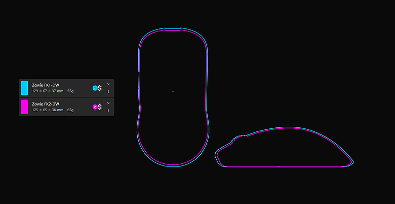 點我看大圖 【開箱】ZOWIE全新塗層與配色嘗試 | ZOWIE FK1-DW & ZOWIE ZA12-DW