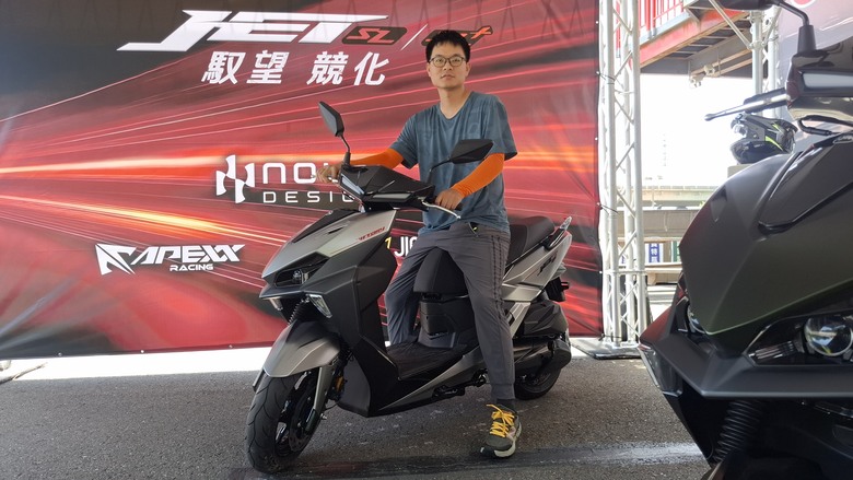 SYM JET SL/SL+ 馭望 競化 in 永安卡丁賽車場