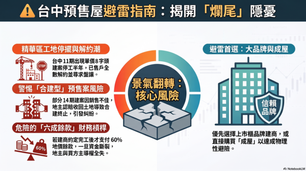 精華區高價案翻車，工地停擺半年爆解約潮