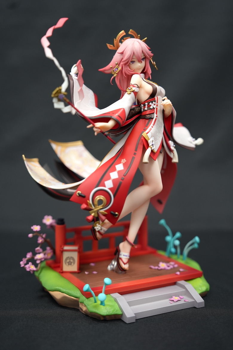 APEX 1/7《原神》八重神子 浮世笑百姿 Ver. 開箱! 原神人物模型誠意之作