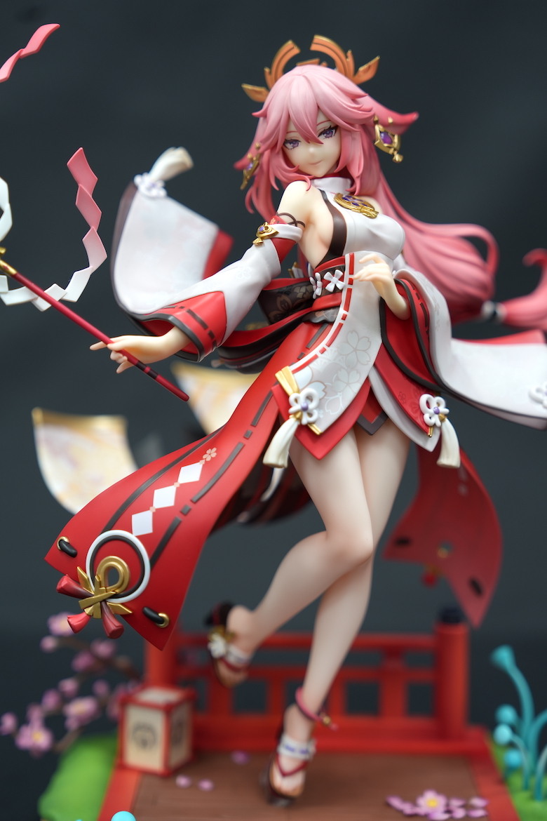 APEX 1/7《原神》八重神子 浮世笑百姿 Ver. 開箱! 原神人物模型誠意之作