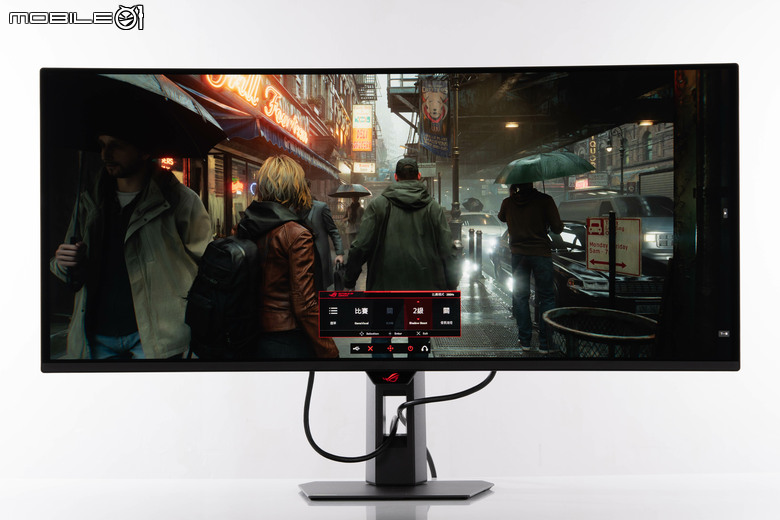 點我看大圖 ROG STRIX OLED XG34WCDMS 電競螢幕開箱實測 34 吋寬曲面與 280Hz 高更新率帶來流暢沉浸感受