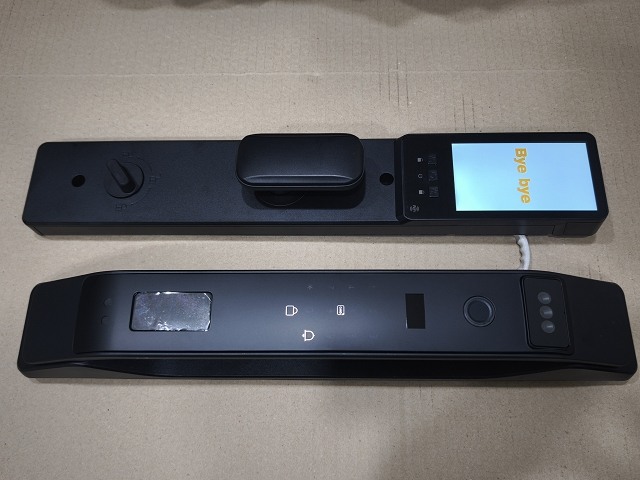 推拉式電子鎖 DIY