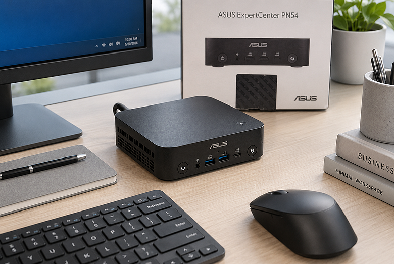 點我看大圖 迷你小巧功能強大 ASUS 商用級 ExpertCenter PN54-S1