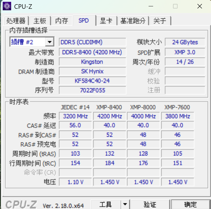 Kingston 金士頓 FURY Renegade反叛者 DDR5-8400 48GB(24GBx2)RGB桌上型超頻記憶體-黑(KF584CU40RSAK2-48)CUDIMM記憶體開箱分享與測試