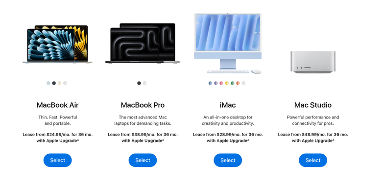 蘋果在美推出 Apple Upgrade 月租裝置方案 每月 11.99 美元起就可擁有最新蘋果產品