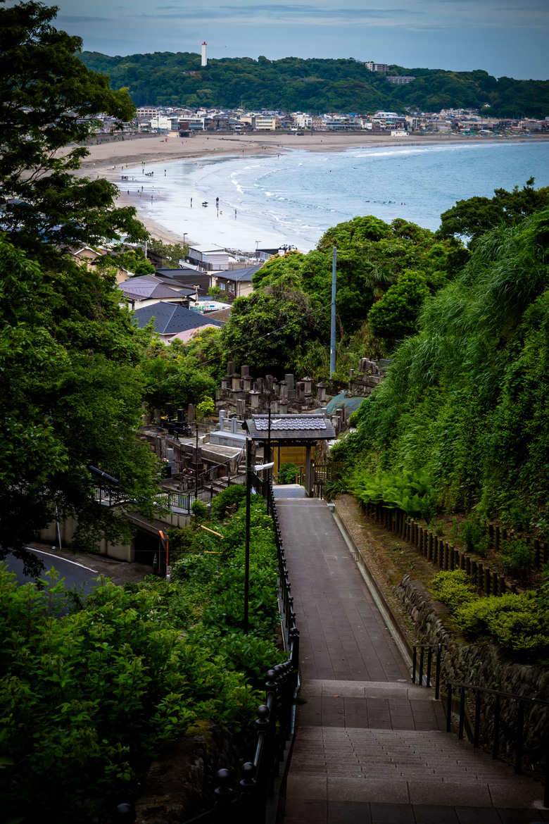 鐮倉 小町通り商店街 江之電 極樂寺站
