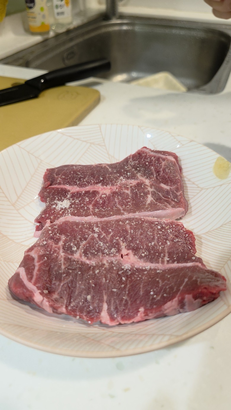 簡單儀式感的氣炸牛排大餐